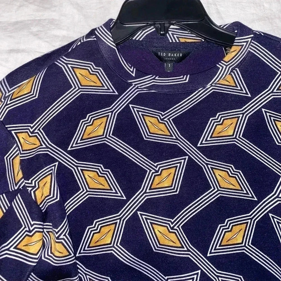 TED BAKER Lipsah Modernity Printed Sweatshirt - Picture 8 of 10